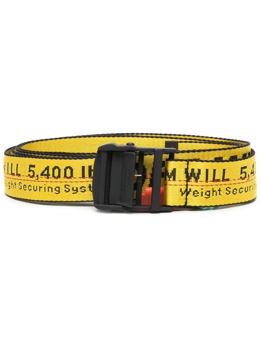 Off-White logo-tape detail belt