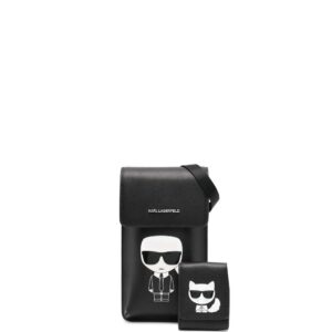 Karl Lagerfeld  logo-patch shoulder bag