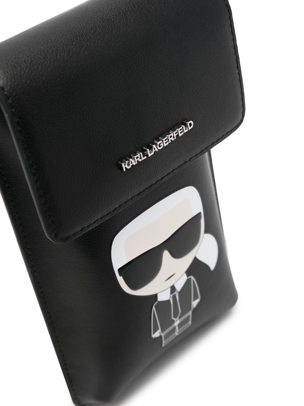 Karl Lagerfeld logo-patch shoulder bag - Image 3