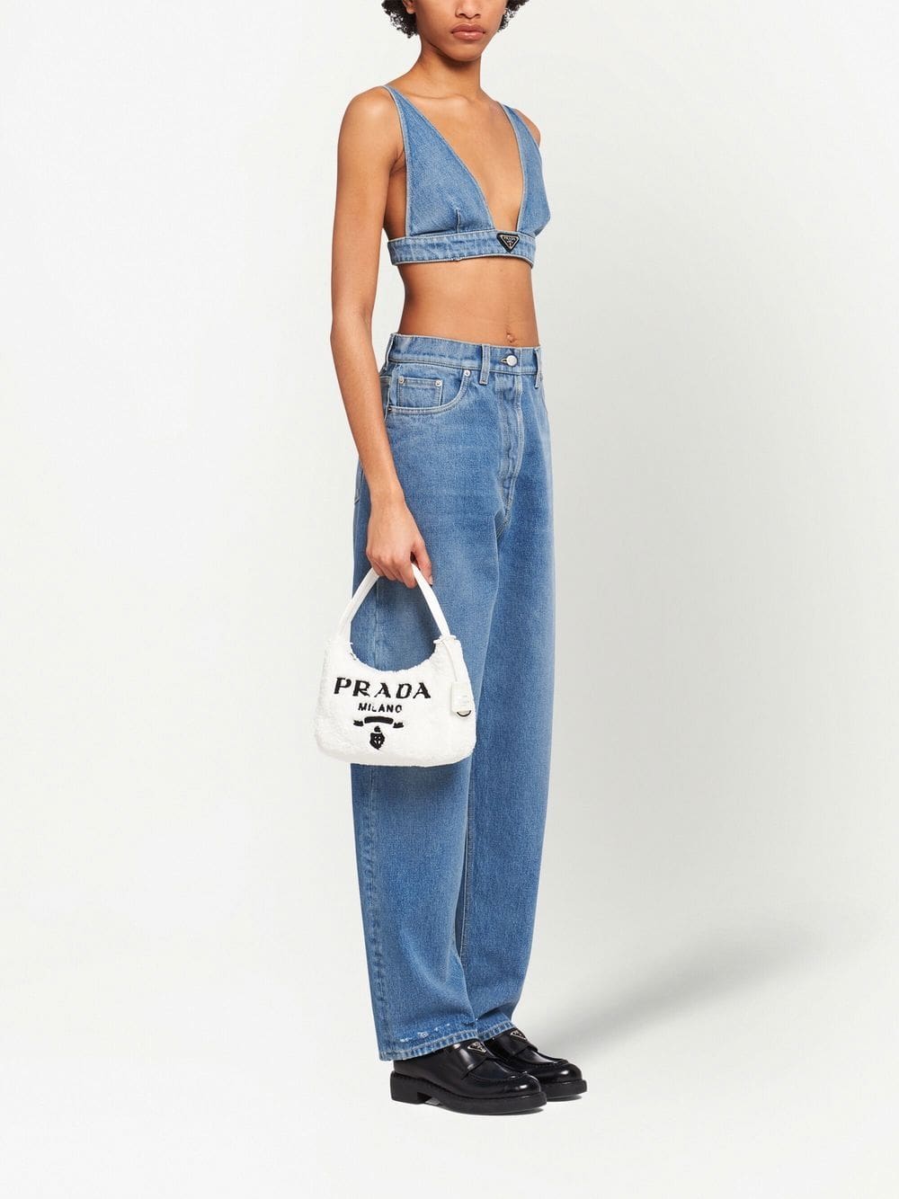 Prada Re-Edition 2000 terry-effect mini bag - Image 2