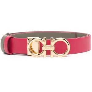 Ferragamo  logo-plaque leather belt