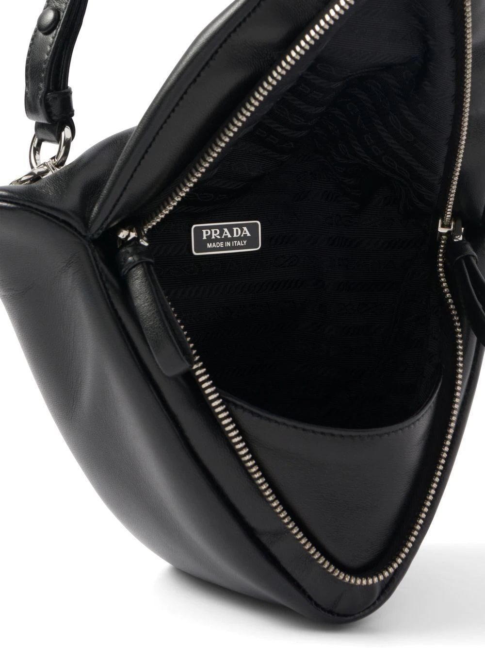 Prada Triangle leather tote bag - Image 4
