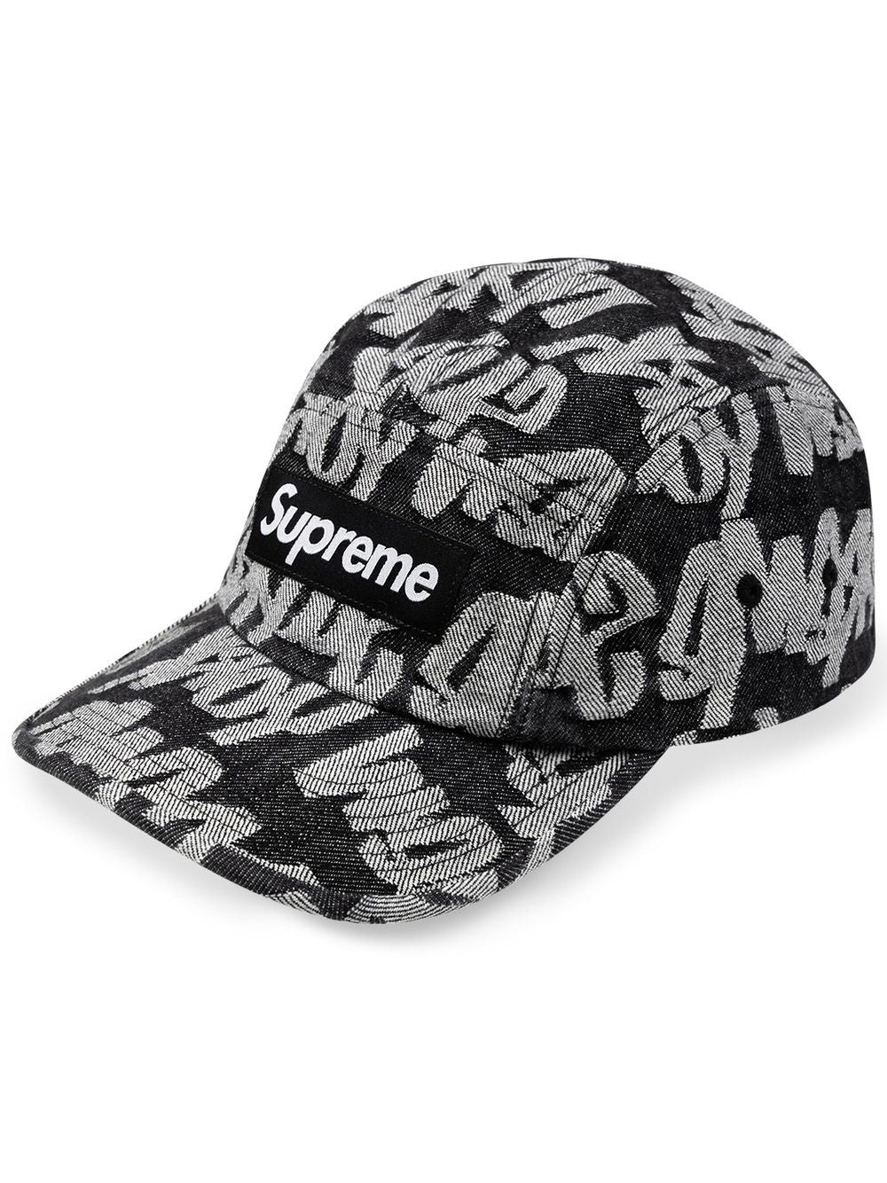 Supreme jacquard denim cap