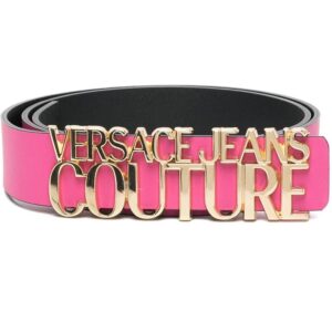Versace Jeans Couture logo lettering bucklet belt