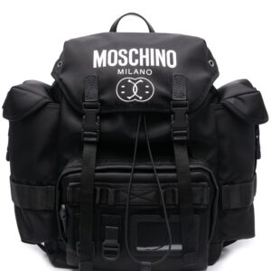 Moschino logo-print backpack