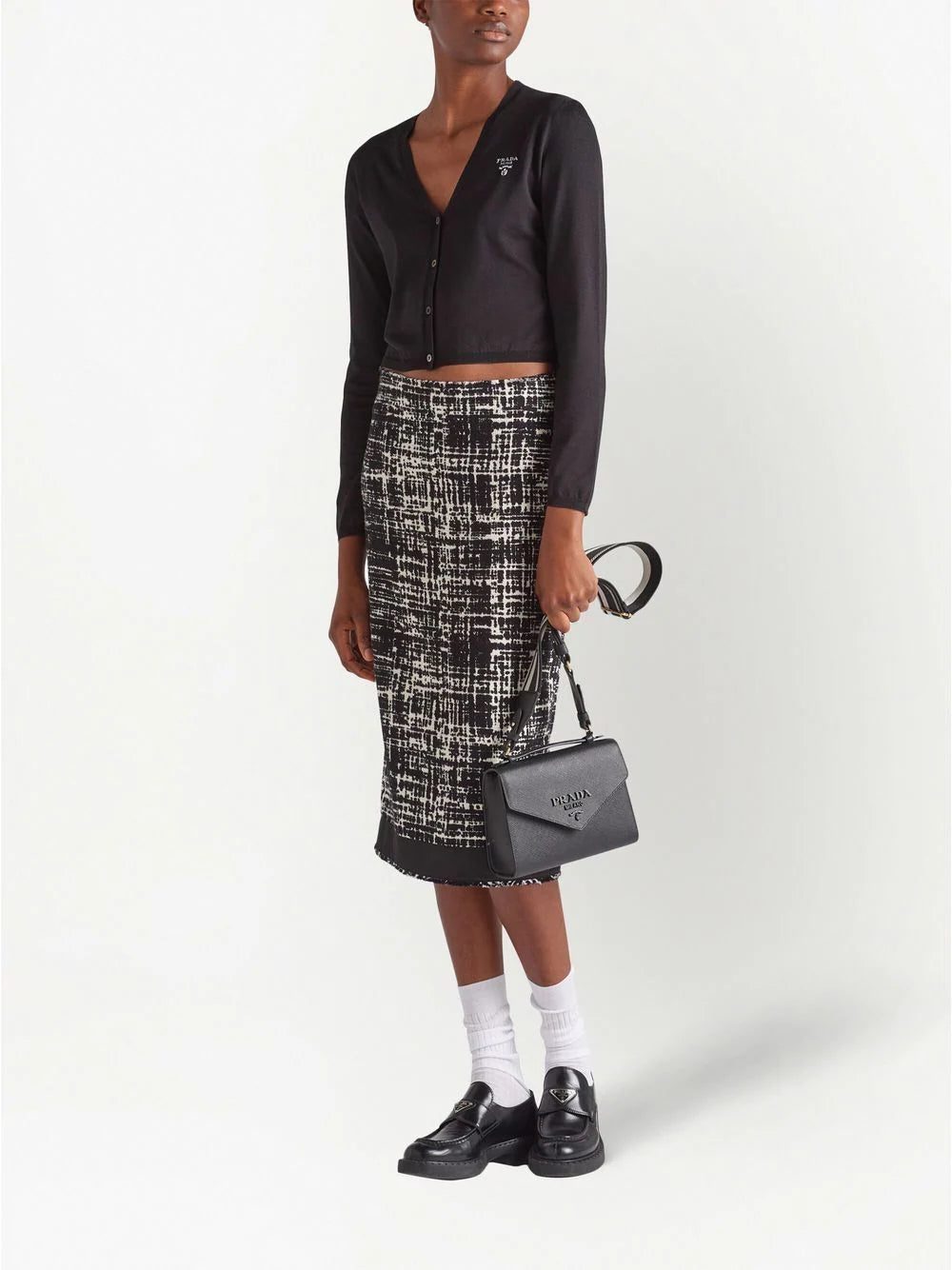 Prada lettering logo tote bag - Image 2