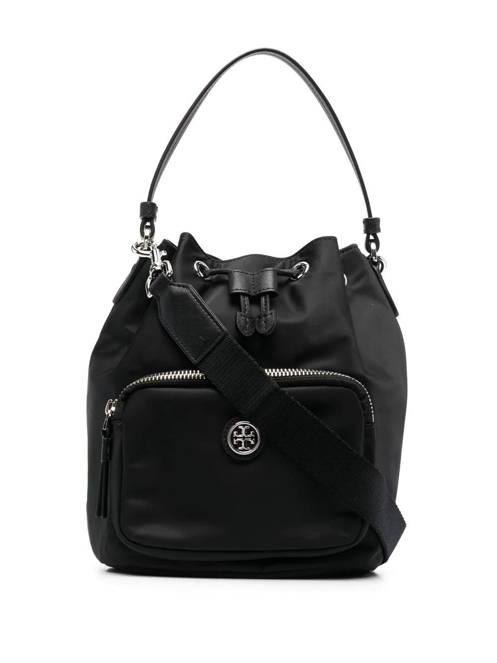 Tory Burch logo-plaque bucket bag