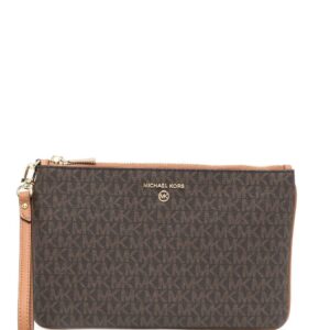 Michael Michael Kors  monogram-pattern clutch bag