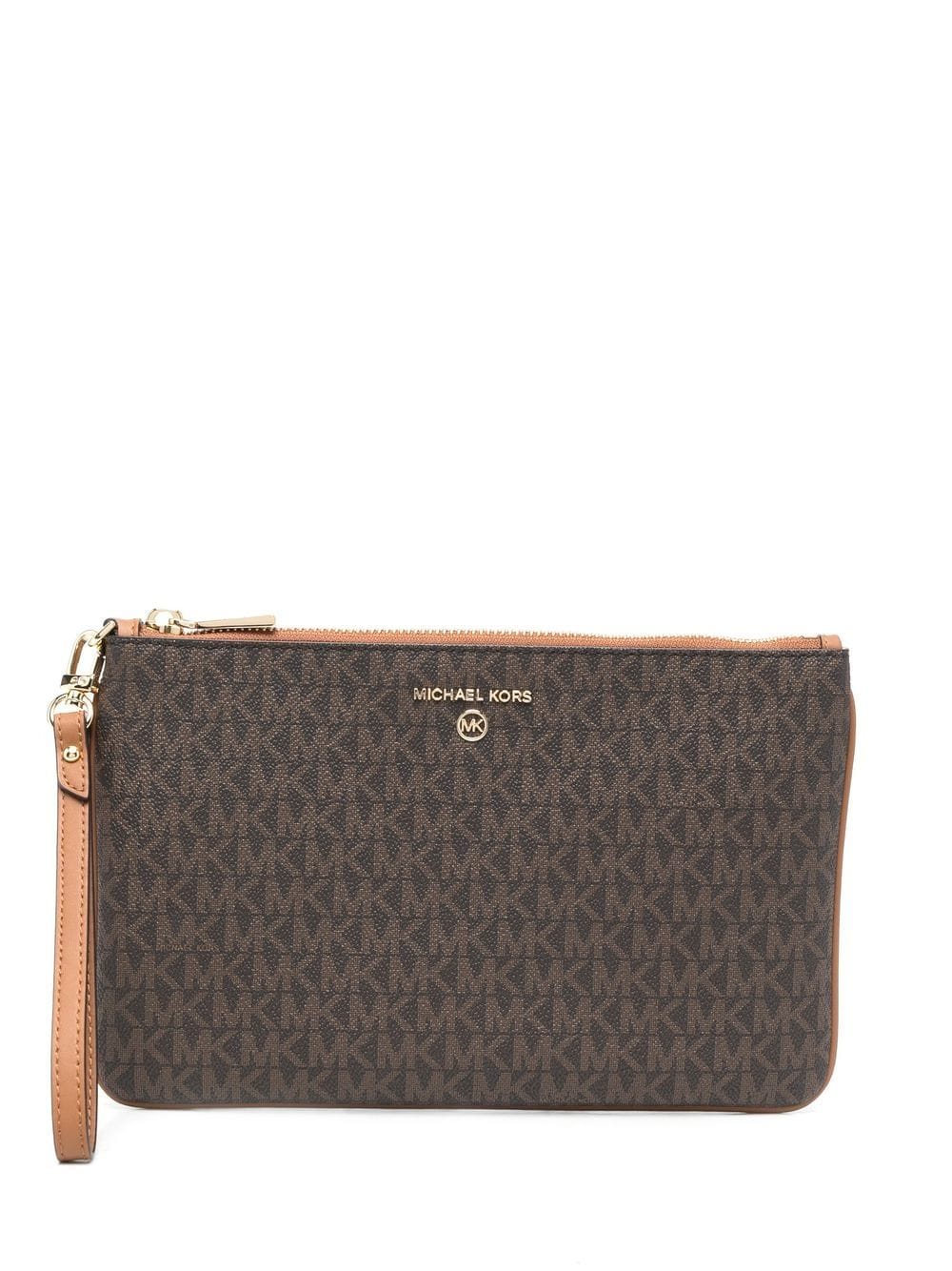 Michael Michael Kors monogram-pattern clutch bag