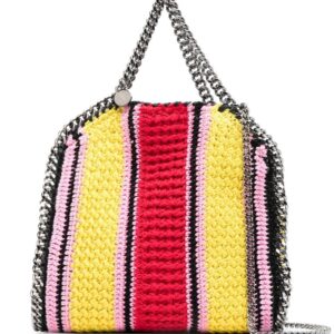 Stella McCartney Falabella woven raffia tote bag