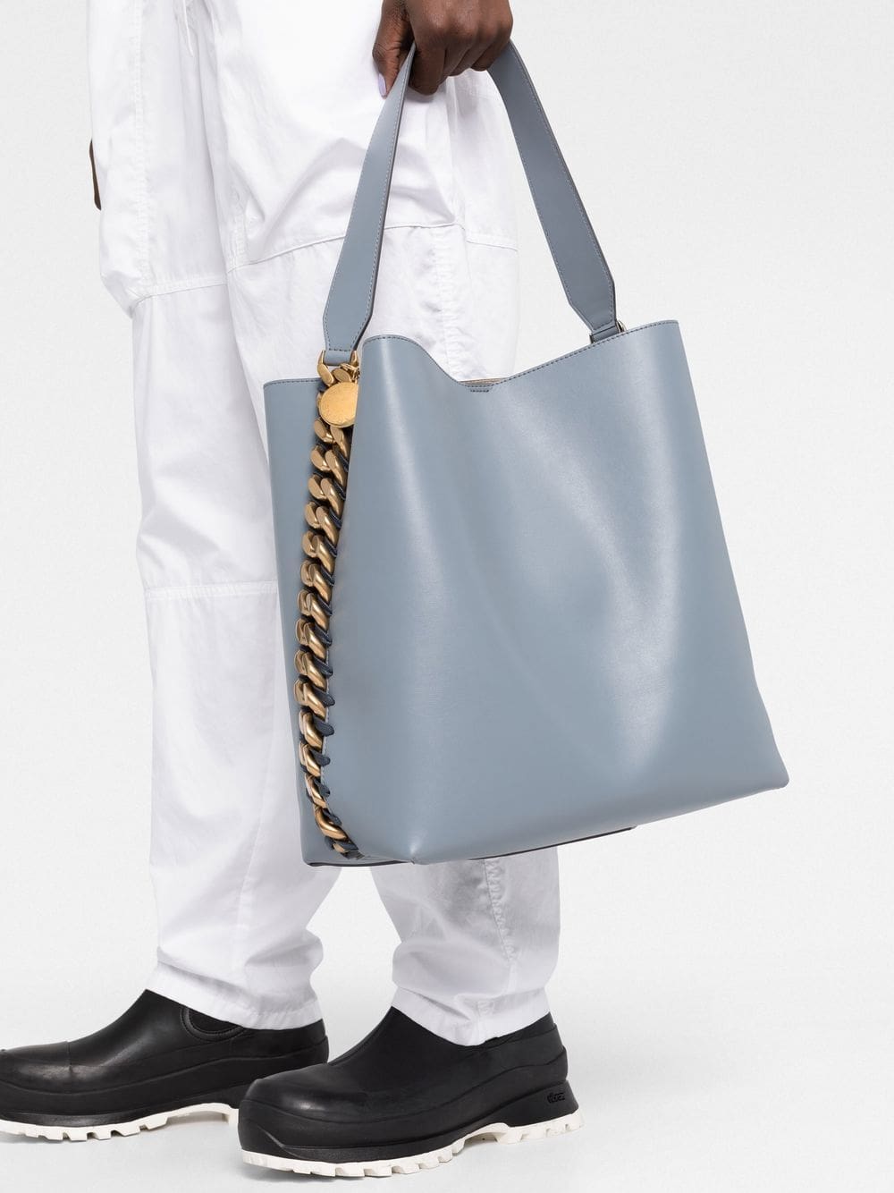 Stella McCartney Frayme chain link-trim tote bag - Image 3
