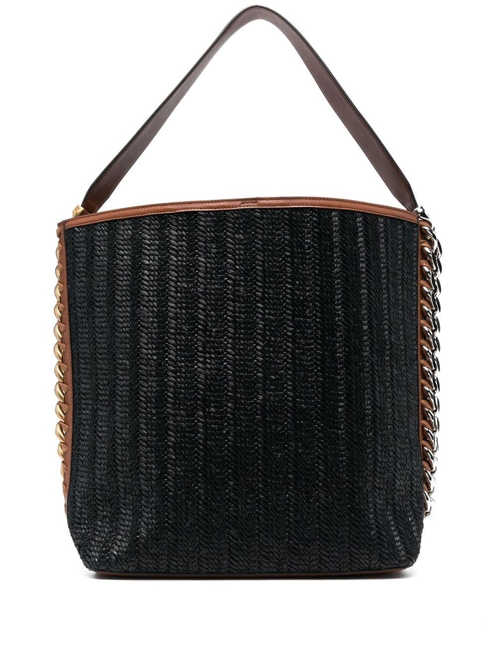 Stella McCartney woven raffia tote bag