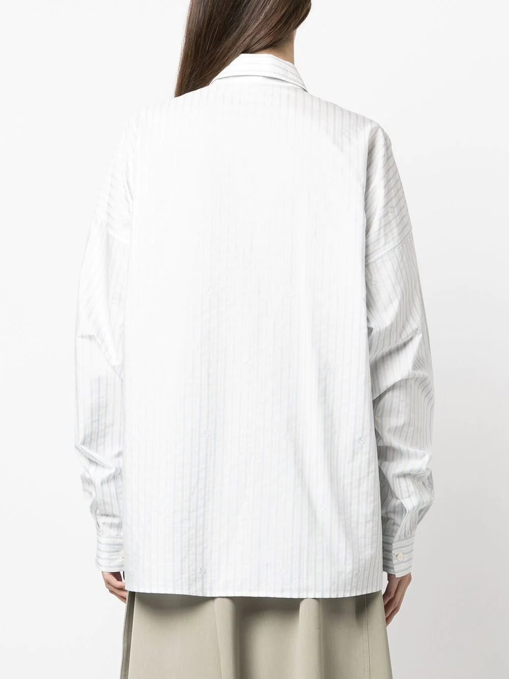 Stella McCartney stripe-print long-sleeved shirt - Image 4