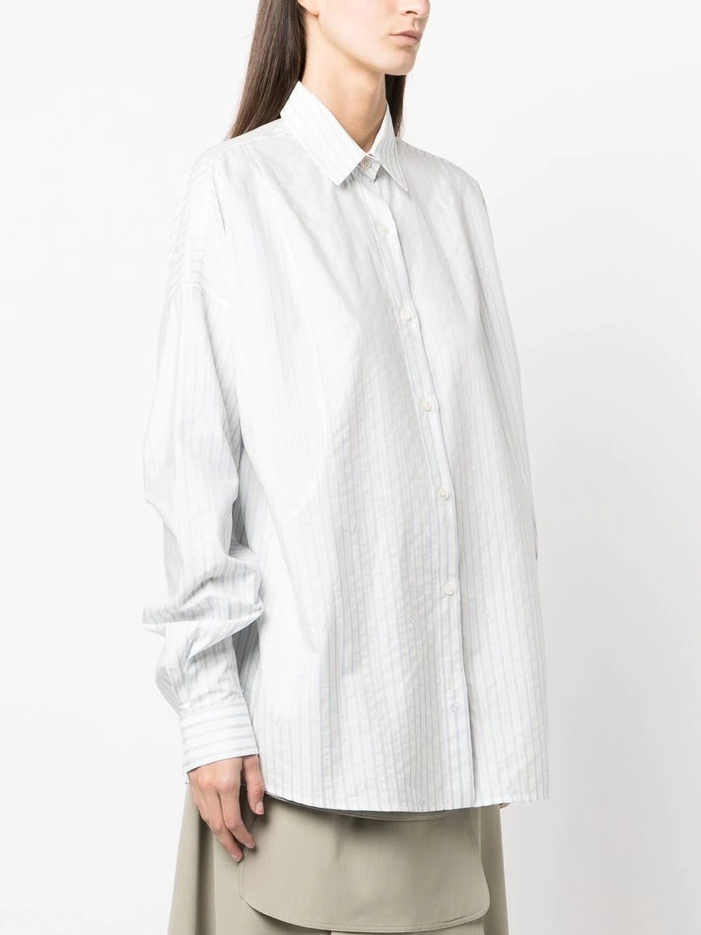 Stella McCartney stripe-print long-sleeved shirt - Image 3