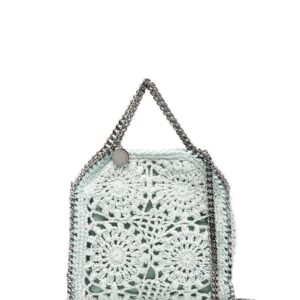 Stella McCartney Falabella crochet-knit tote bag