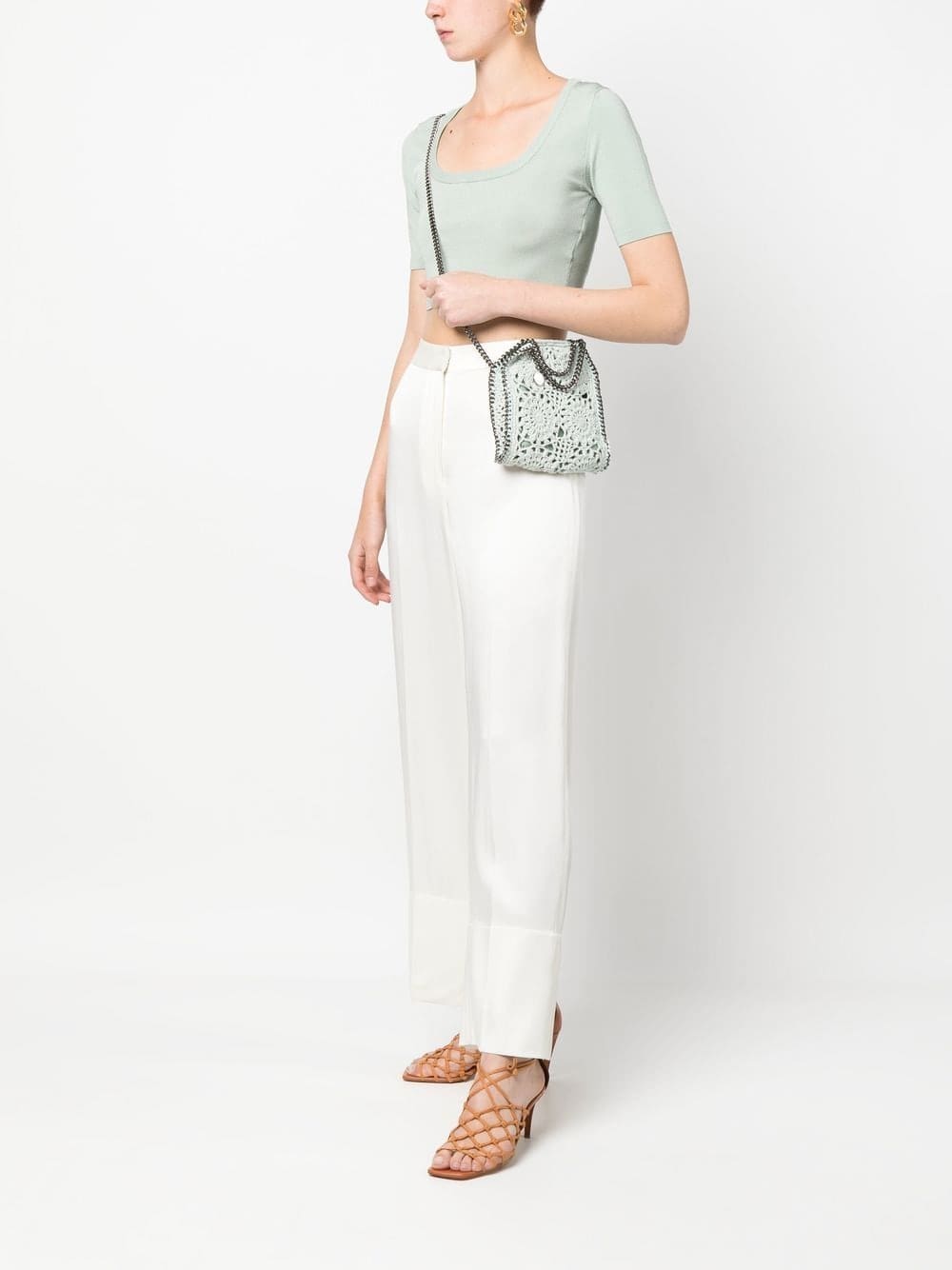 Stella McCartney Falabella crochet-knit tote bag - Image 2