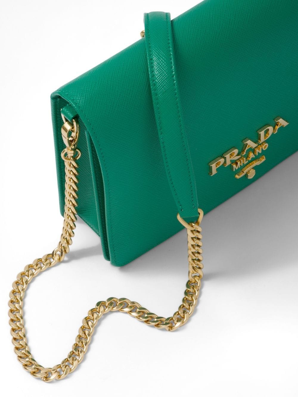 Prada logo-plaque shoulder bag - Image 4