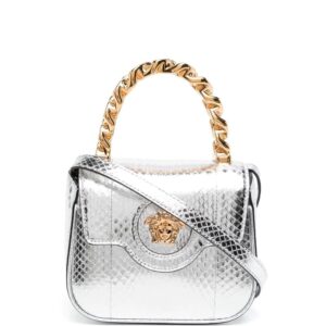 Versace La Medusa metallic mini bag