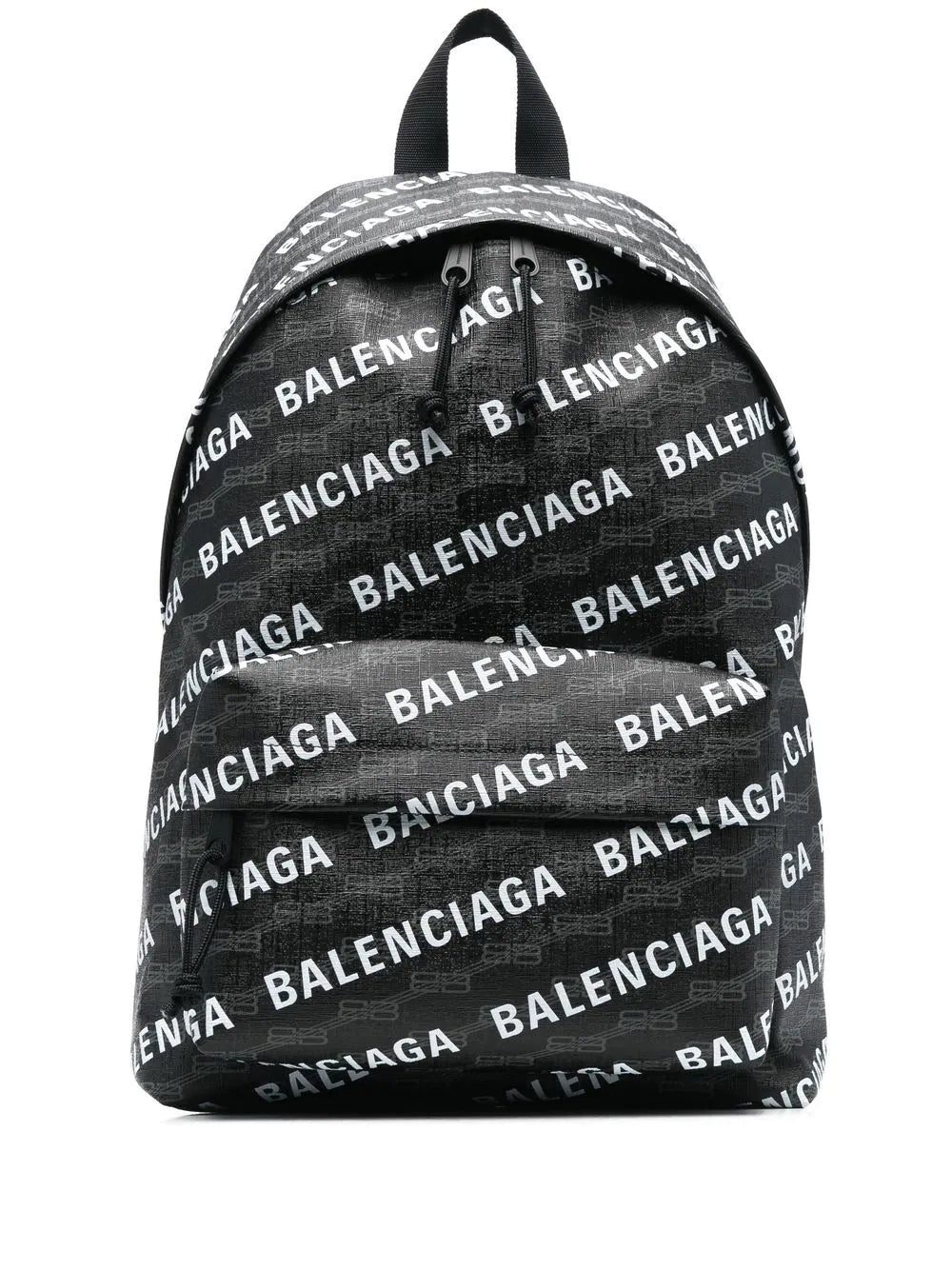 Balenciaga signature logo-print backpack