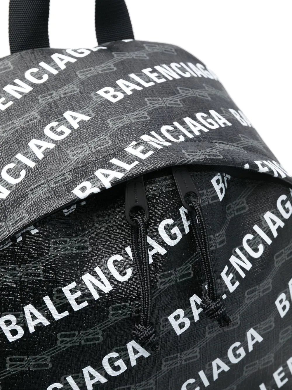 Balenciaga signature logo-print backpack - Image 4