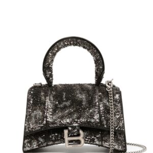 Balenciaga Hourglass XS sequinned crossbody bag