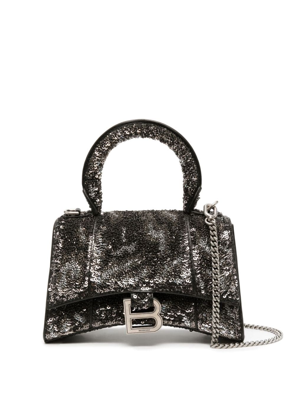 Balenciaga Hourglass XS sequinned crossbody bag