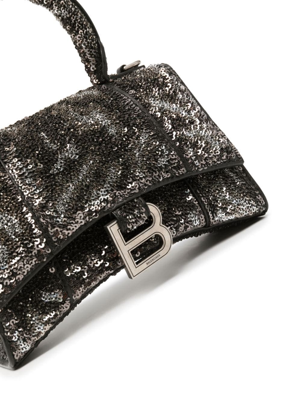 Balenciaga Hourglass XS sequinned crossbody bag - Image 4