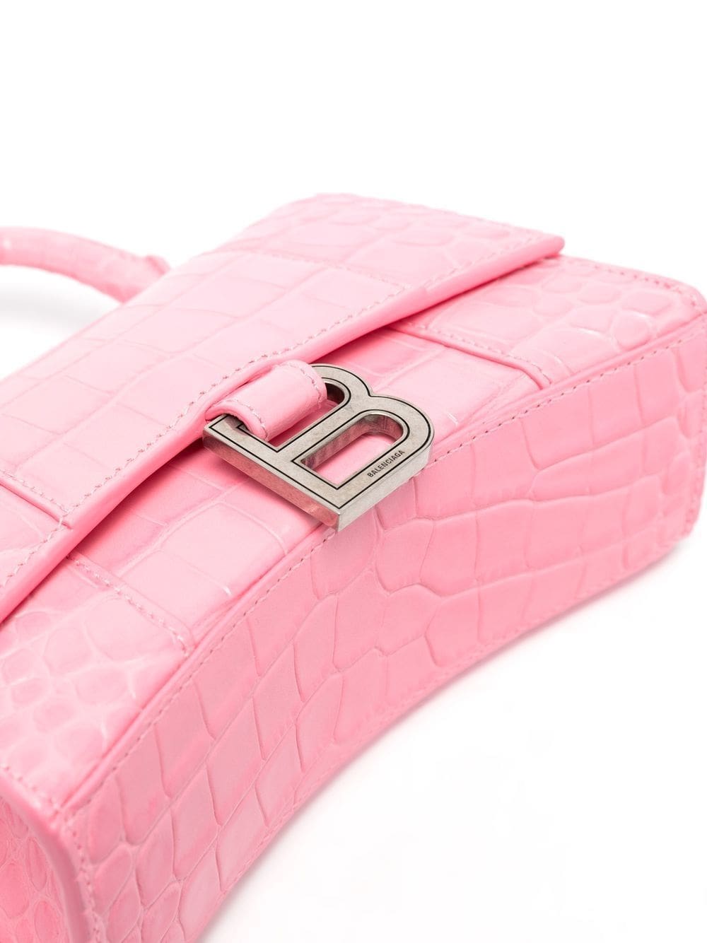 Balenciaga Hourglass crocodile-embossed handbag - Image 5