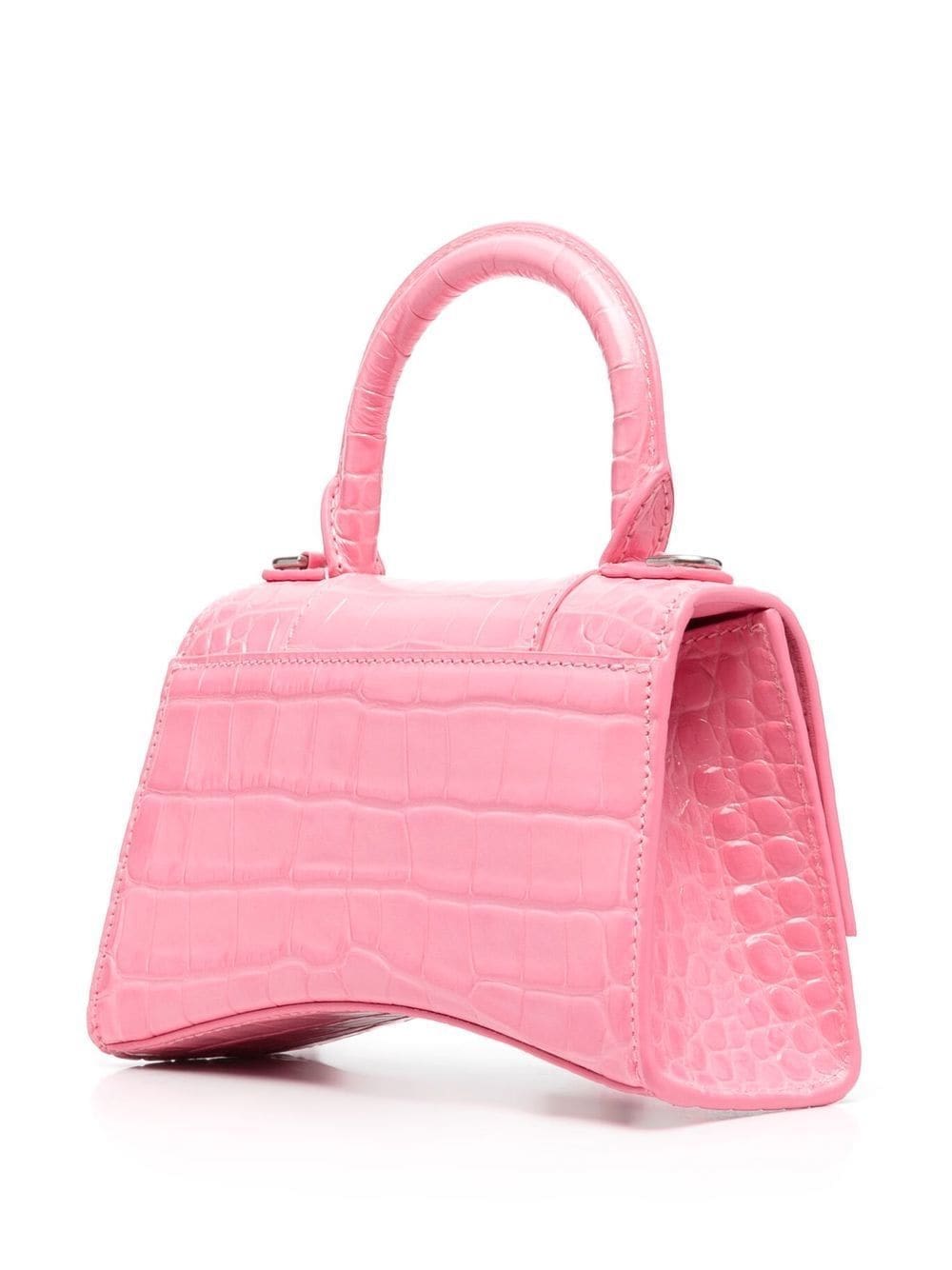 Balenciaga Hourglass crocodile-embossed handbag - Image 4