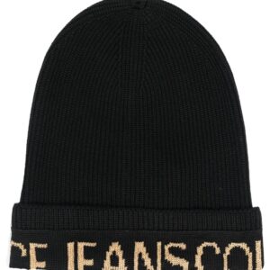Versace Jeans Couture ribbed-knit wool-blend beanie