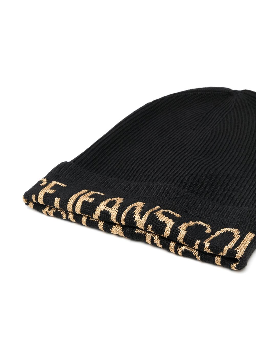 Versace Jeans Couture ribbed-knit wool-blend beanie - Image 2