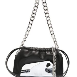 PUBLISHED BY  engraved-logo drawstring shoulder bag