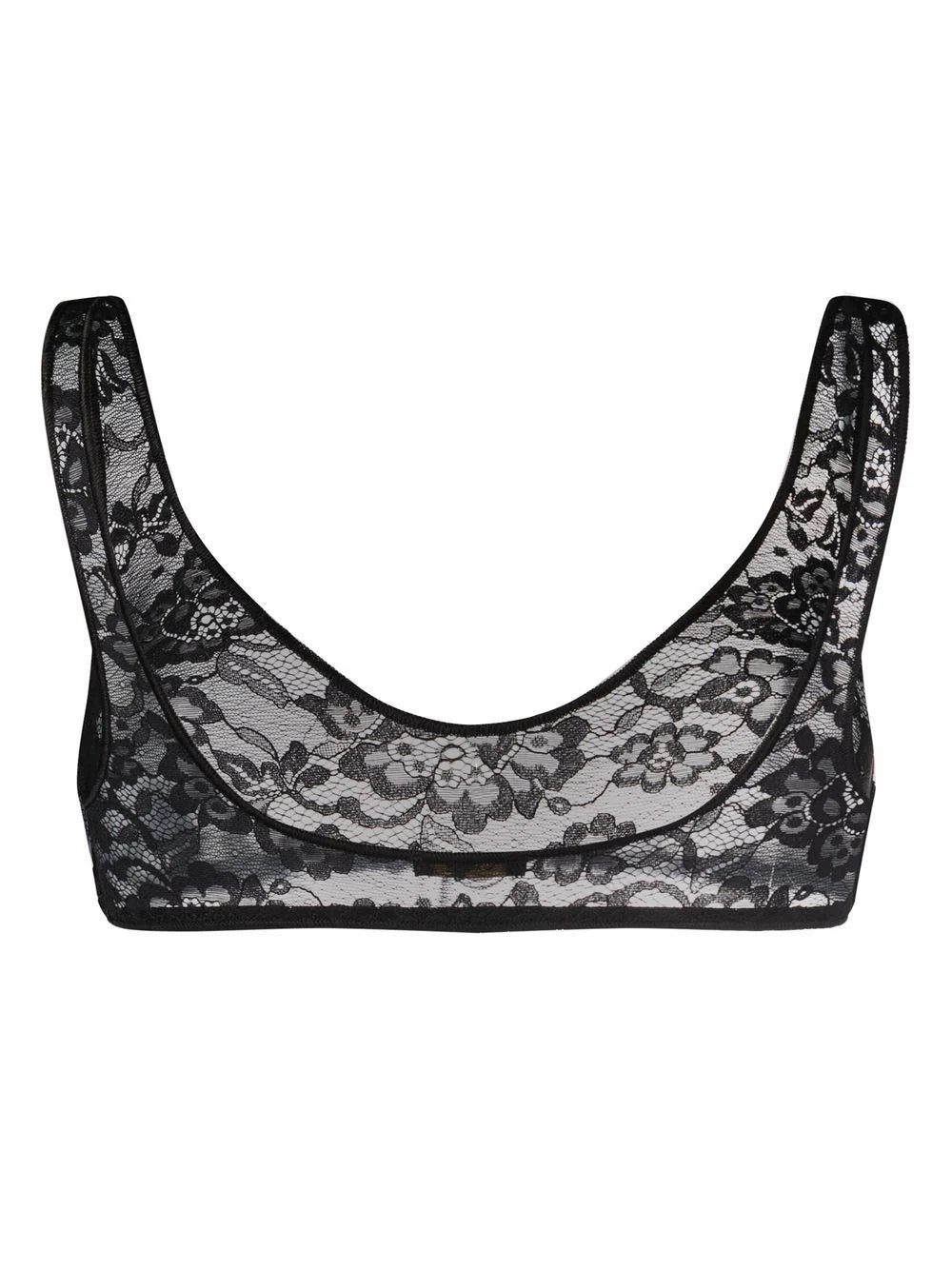 Oséree floral-lace scoop sports bra - Image 2
