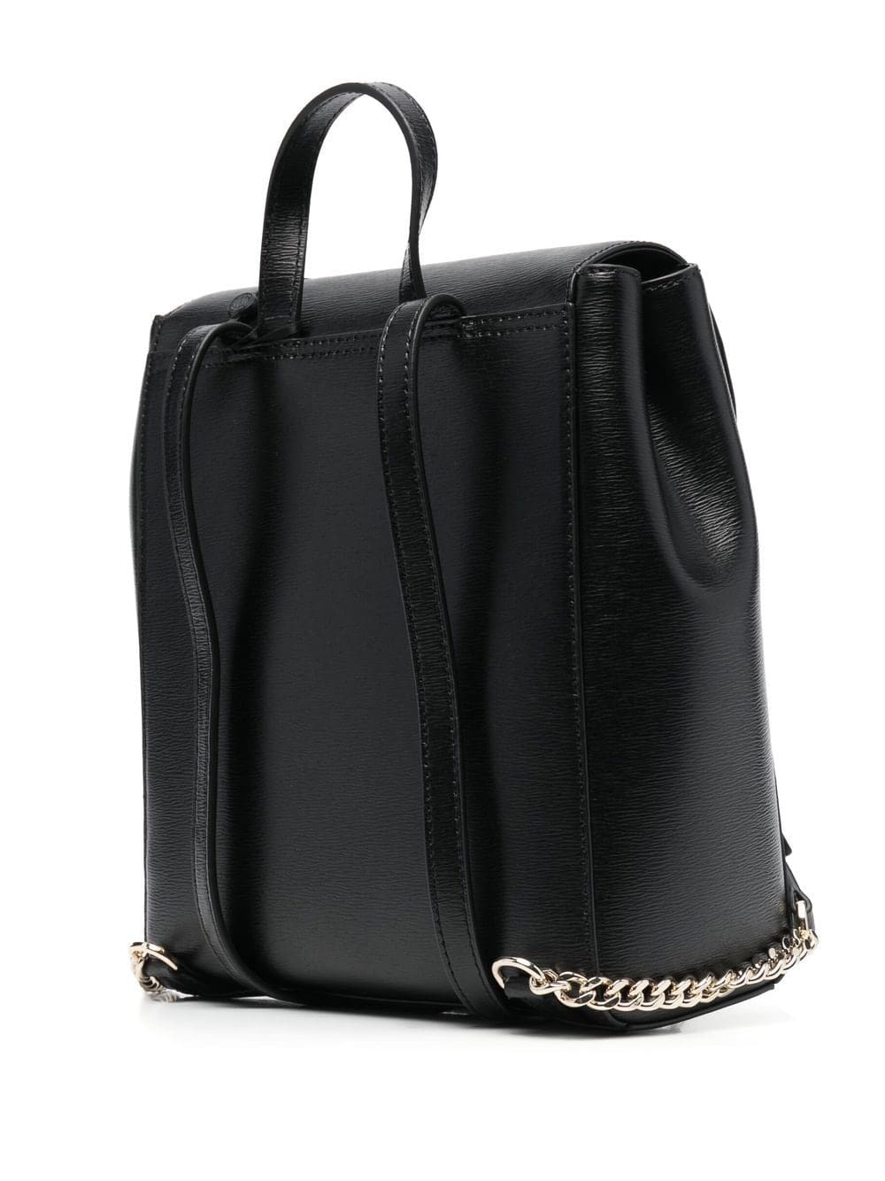 DKNY logo-lettering leather backpack - Image 3