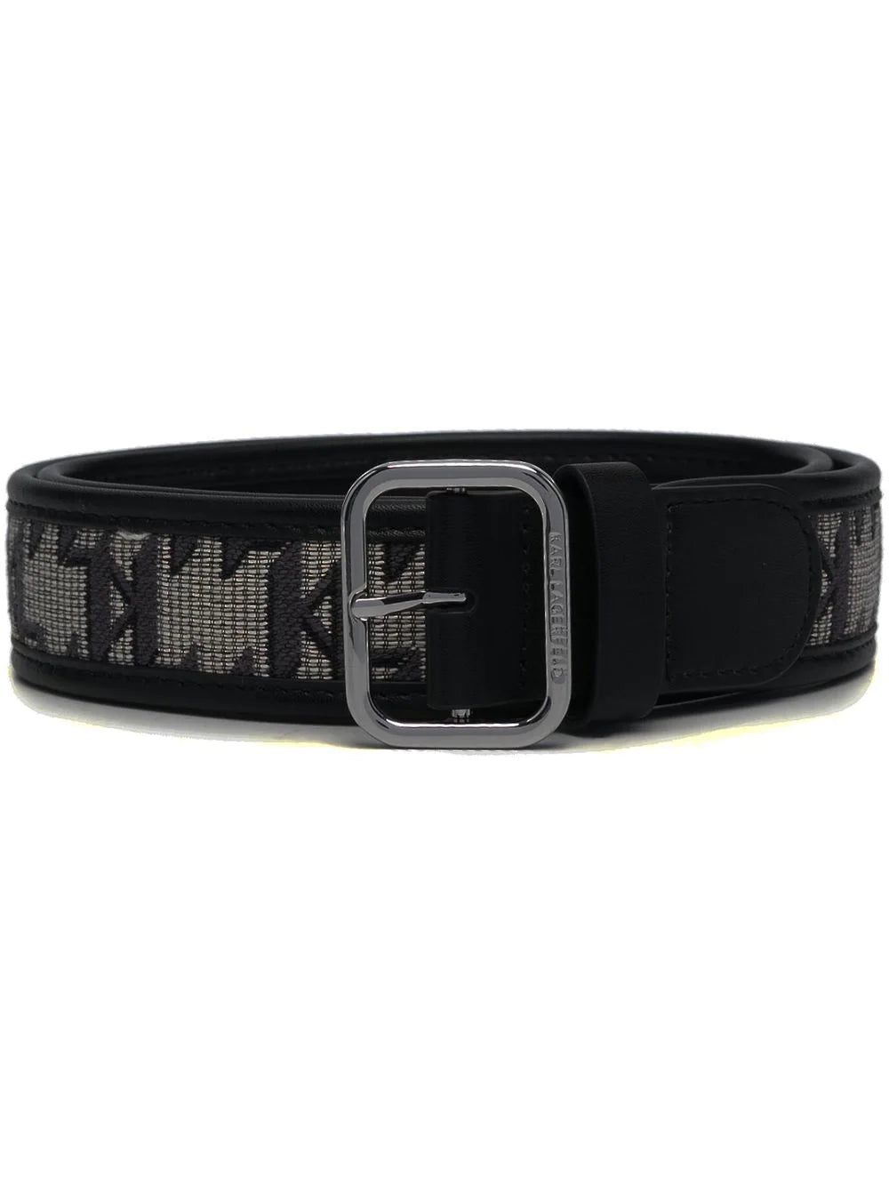 Karl Lagerfeld K/Monogram jacquard belt