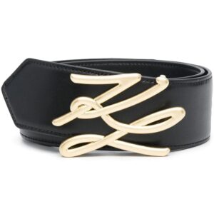 Karl Lagerfeld  K/Autograph leather belt