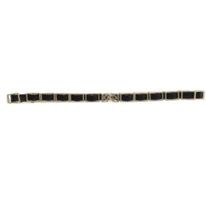 Karl Lagerfeld  K/Essential chain-leather belt