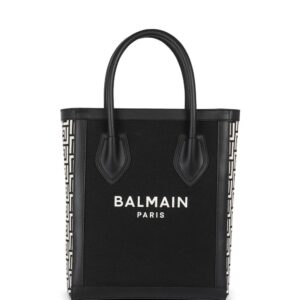 Balmain B-Army 26 canvas tote bag