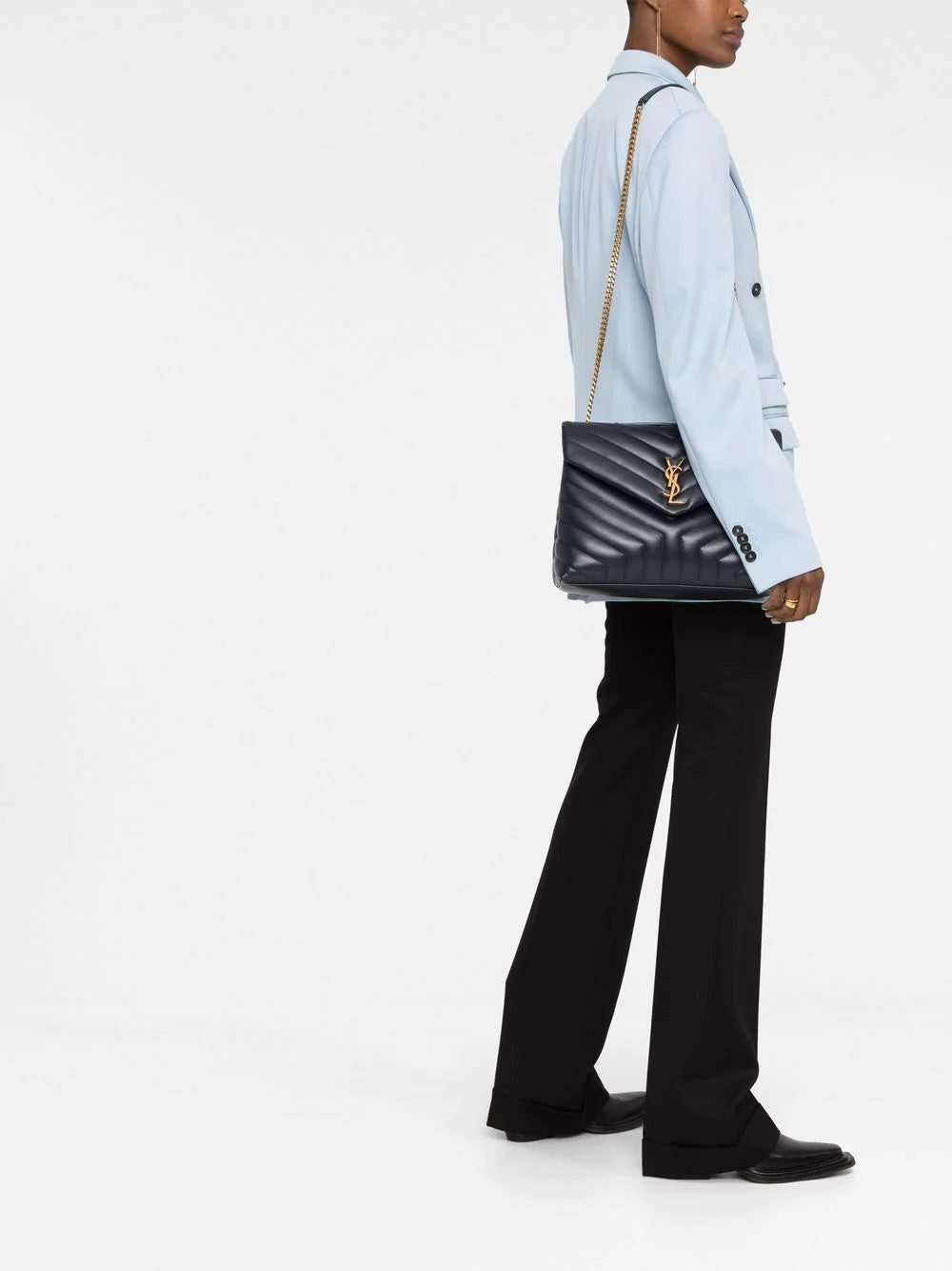 Saint Laurent medium Loulou quilted shoulder bag - Image 2