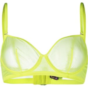 Maison Close sheer balconette bra