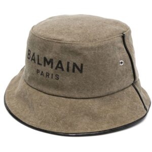 Balmain logo-print bucket hat