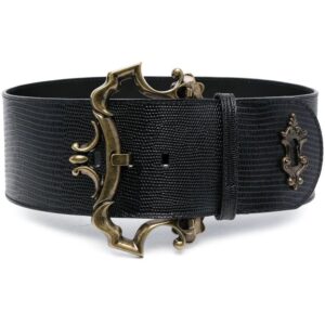 Moschino  baroque-buckle detail belt