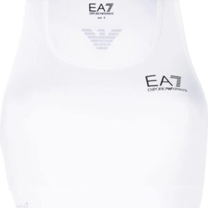 Ea7 Emporio Armani  logo print sports bra