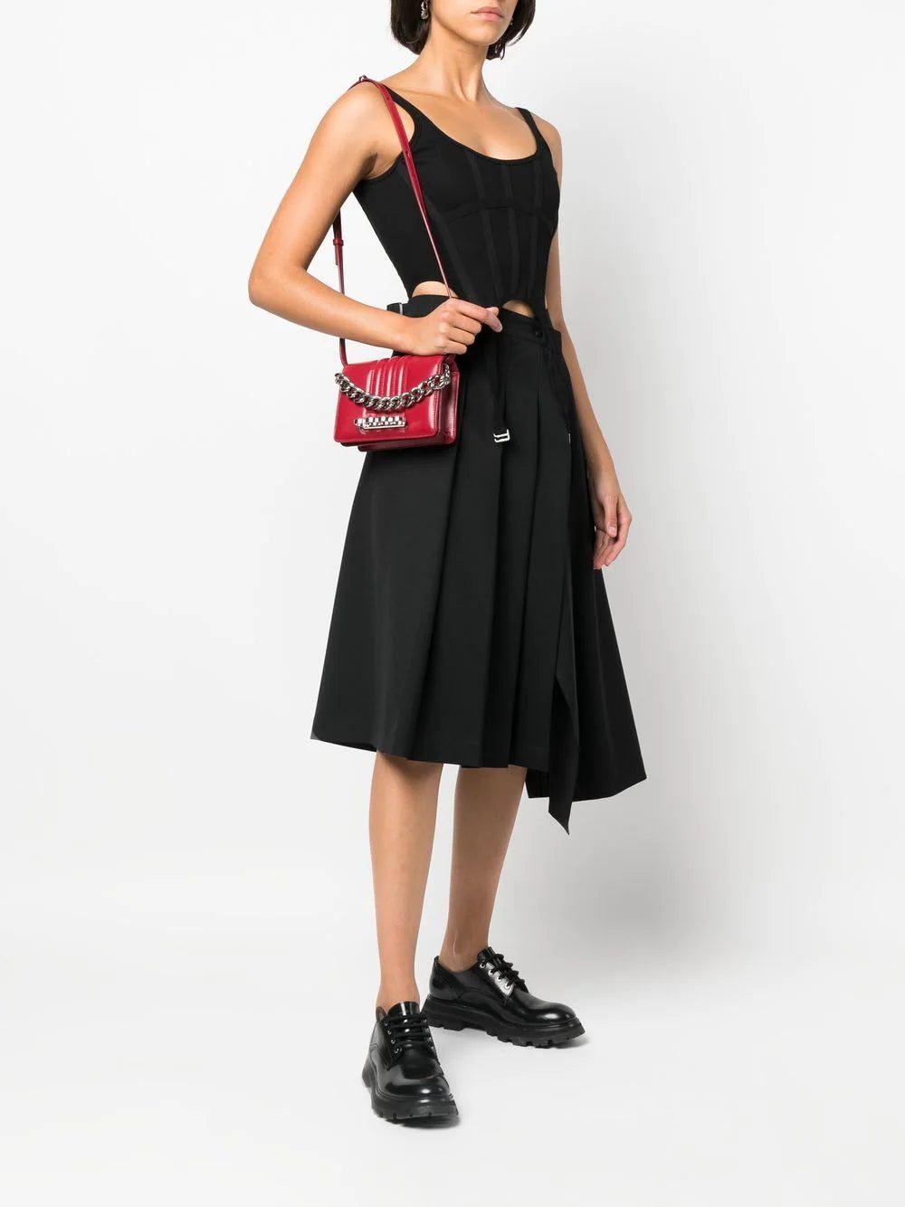 Alexander Mcqueen leather chain-link clutch-bag - Image 2