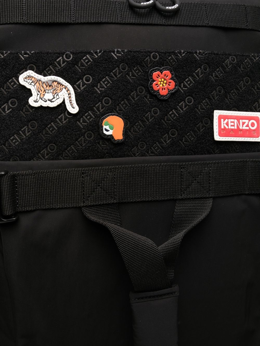 Kenzo patch-detail oversized backpack - Image 4