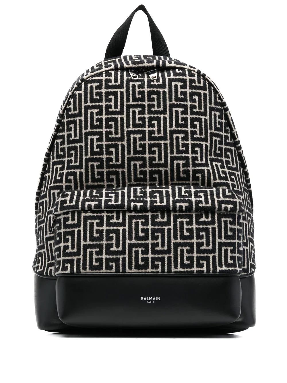 Balmain 1945 monogram-jacquard backpack