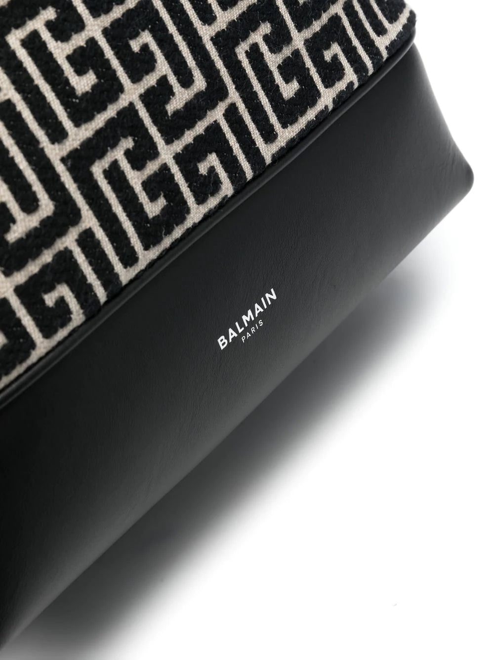 Balmain 1945 monogram-jacquard backpack - Image 4