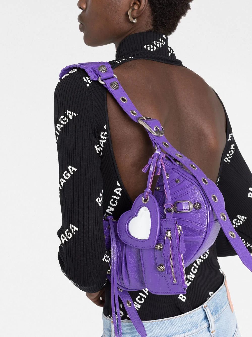 Balenciaga Le Cagole XS leather shoulder bag - Image 3