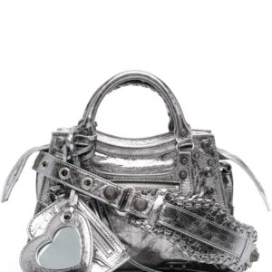 Balenciaga XS Neo Cagole metallic tote bag