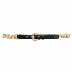 Versace Jeans Couture chain-link detail logo belt
